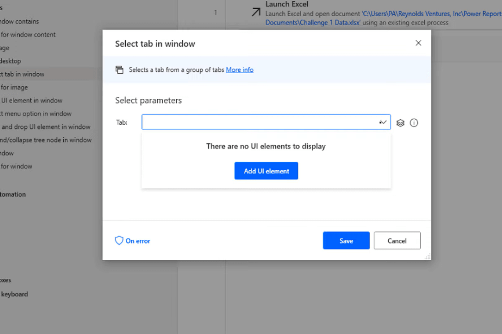 使用 Power Automate Desktop 在 Sharepoint 中刷新 Excel 文件