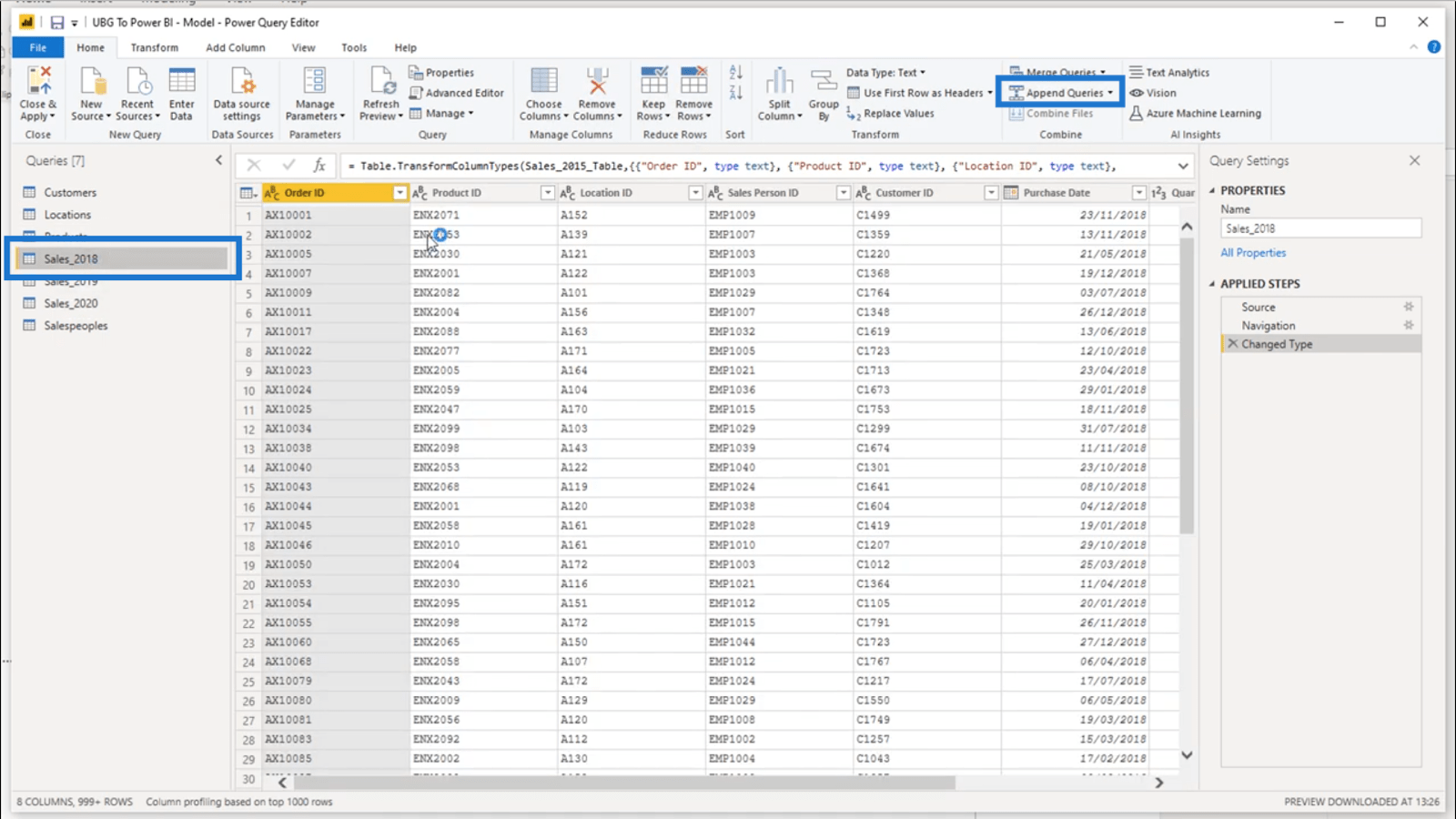 データをより最適化するためのシンプルな LuckyTemplates 変換