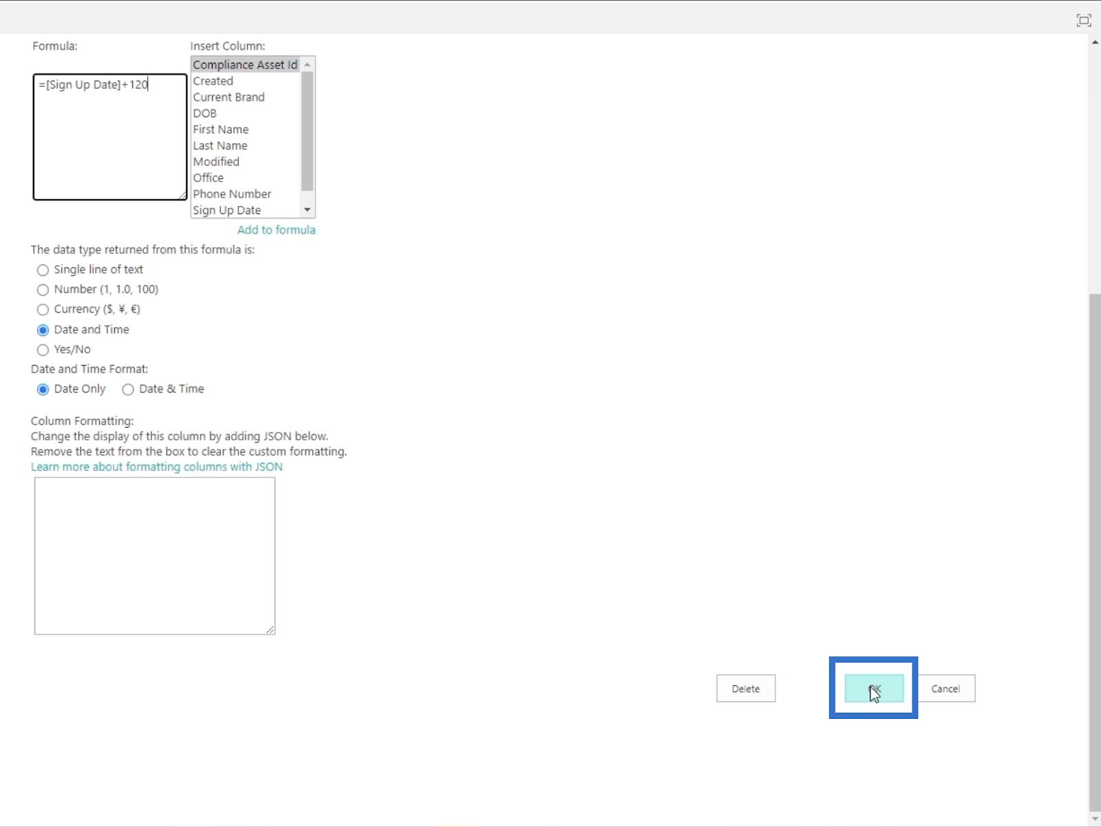 Colonnes calculées dans SharePoint |  Un aperçu