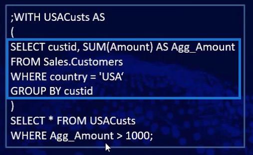 Expressions de table SQL courantes pour les utilisateurs de LuckyTemplates