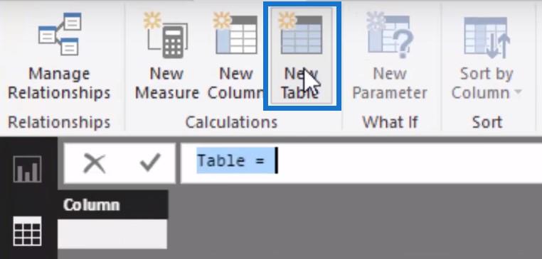 Créer une nouvelle table dans LuckyTemplates : comment implémenter automatiquement des budgets et des prévisions à l'aide de DAX