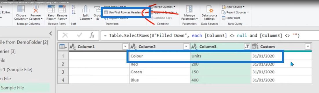 Power Query : combiner des fichiers à partir de plusieurs dossiers