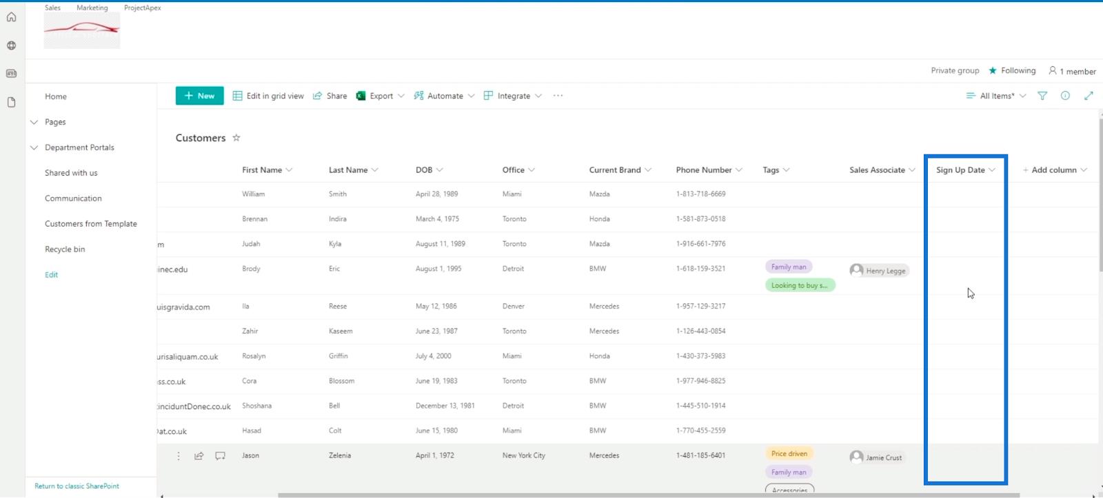 Colonnes calculées dans SharePoint |  Un aperçu