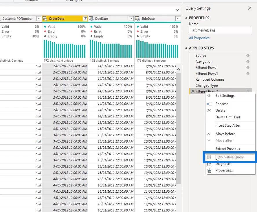 查詢折疊和連接到 SQL Server