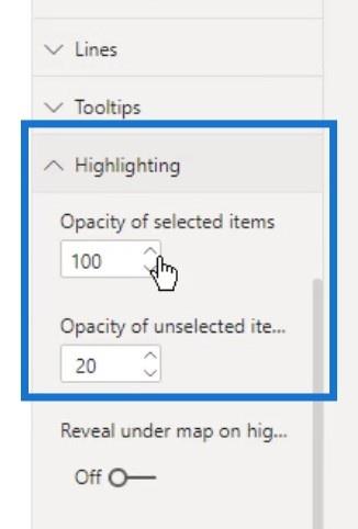 Visual do mapa de ícones do LuckyTemplates: strings WKT