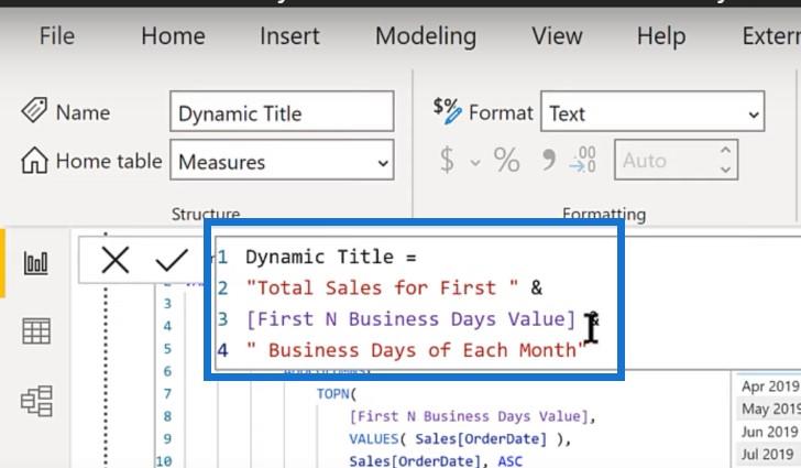 First N Business Days Revisited – Eine DAX-Codierungssprachenlösung