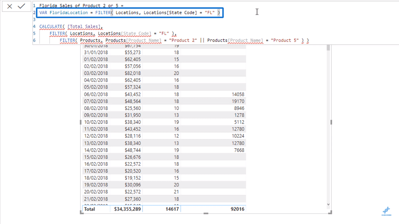 LuckyTemplates-formulesyntaxis, opmerkingen en variabelen