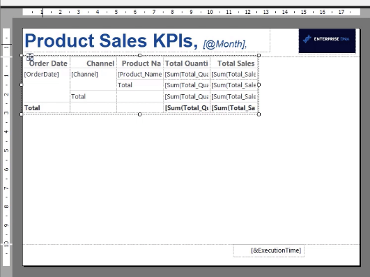 在 LuckyTemplates Report Builder 中創建矩陣