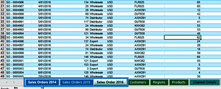 Editor do Power Query: consultas de preparação