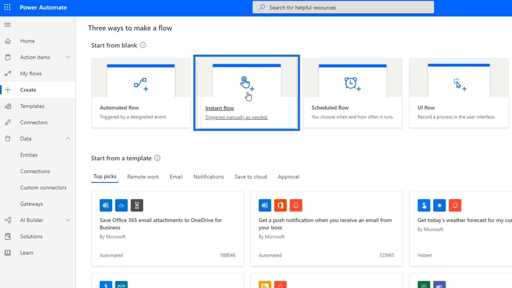 Passerelle de données sur site dans Power Automate