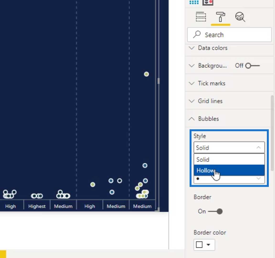 Punktdiagramme in LuckyTemplates: Benutzerdefinierte Visualisierung