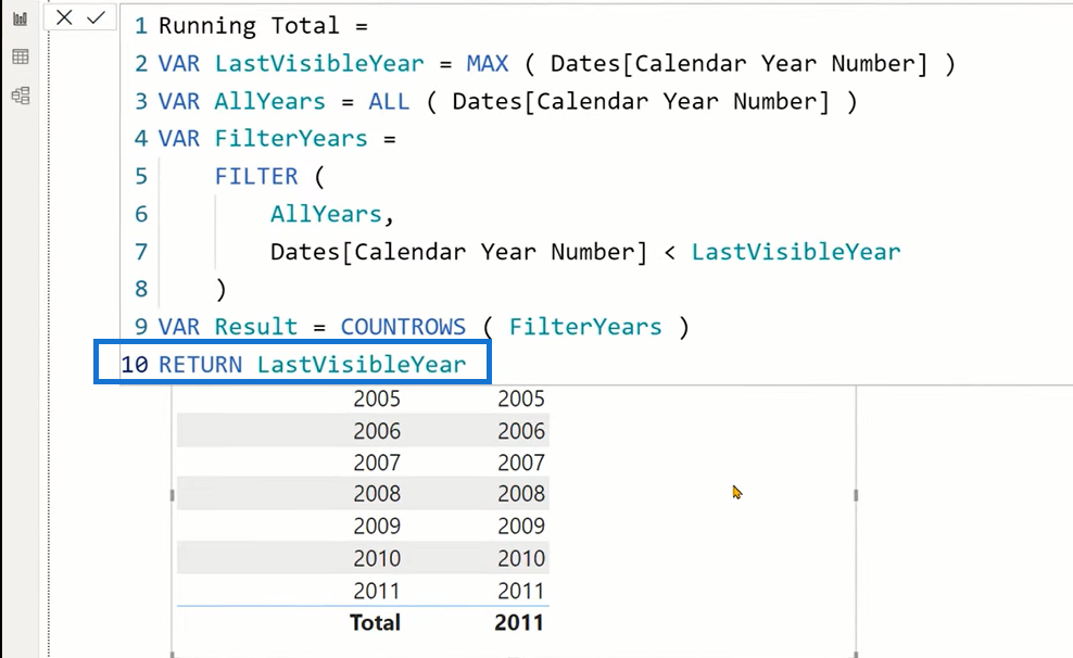 Contexte de ligne et contexte de filtre dans un code LuckyTemplates DAX