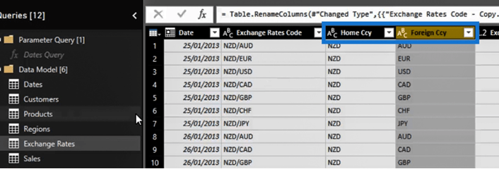 Comment annuler le pivot des colonnes dans LuckyTemplates