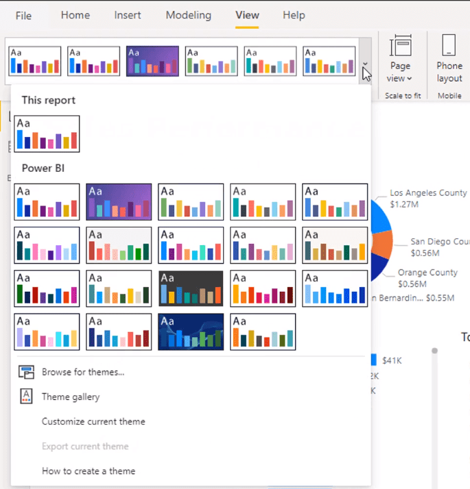 Thèmes de couleurs LuckyTemplates pour des visualisations uniformes