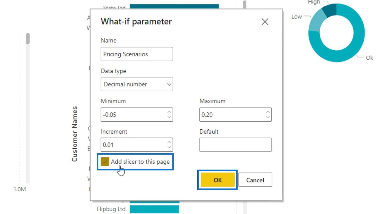 Paramètre de simulation LuckyTemplates pour les modèles de données