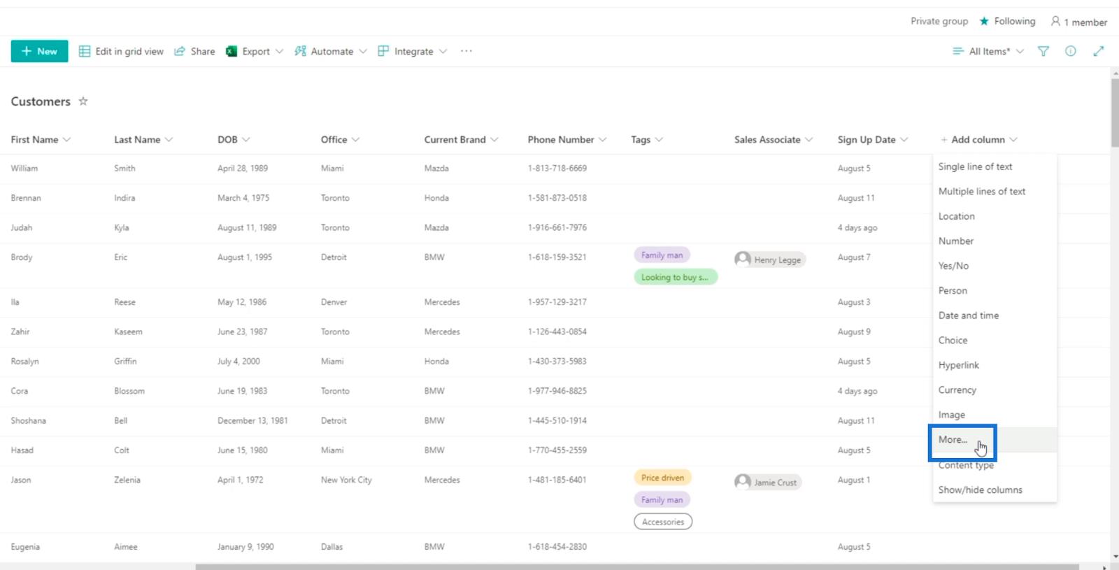 Colonnes calculées dans SharePoint |  Un aperçu