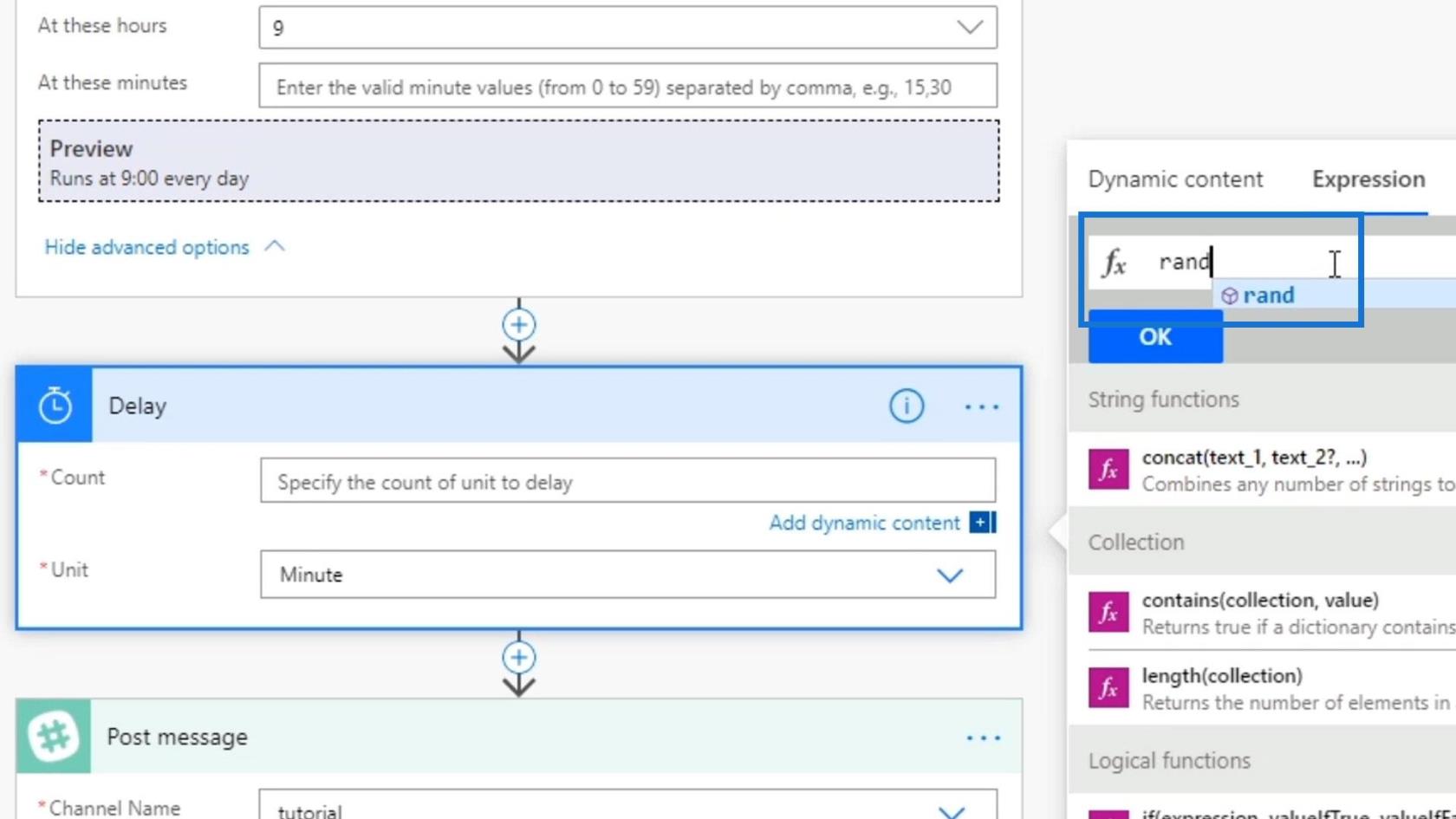 Workflows planifiés dans Microsoft Power Automate