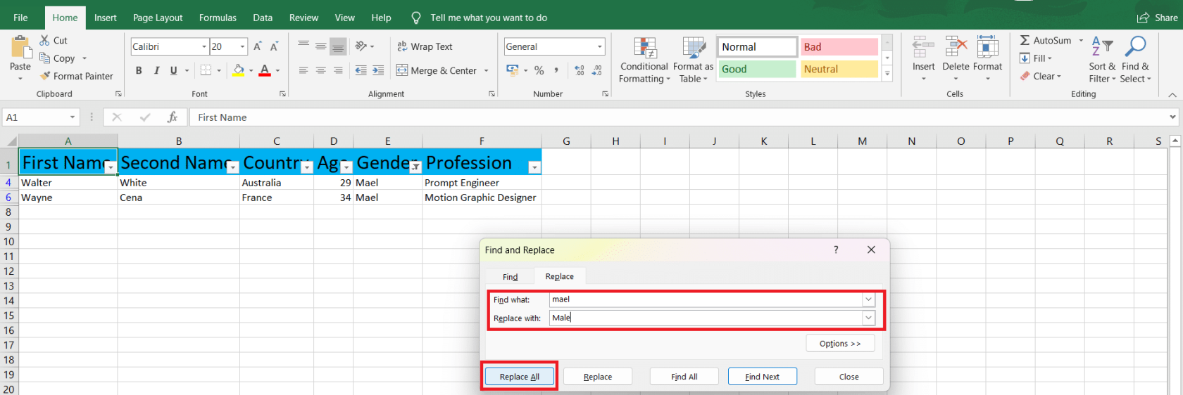 Trouver des écarts dans Excel - 5 techniques simples expliquées