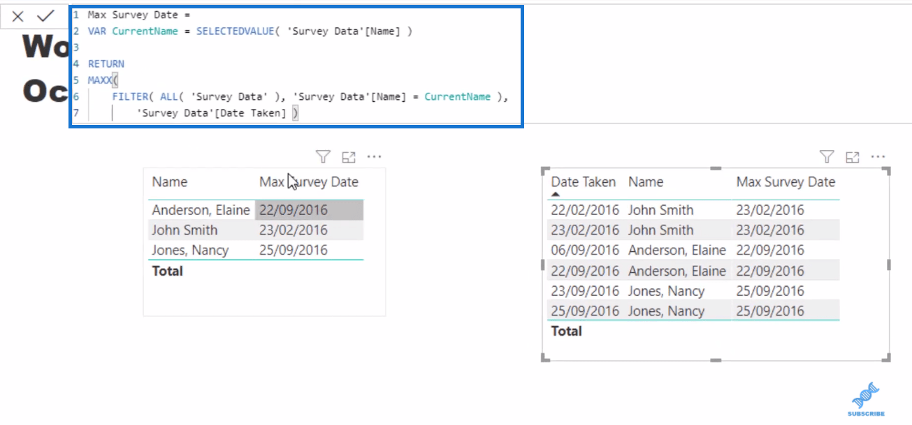 Fonction DAX MAXX dans LuckyTemplates - Découvrir la dernière date