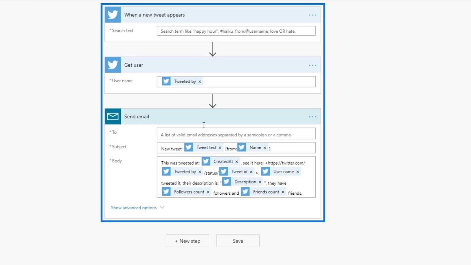 Flux automatizat în Microsoft Power Automate