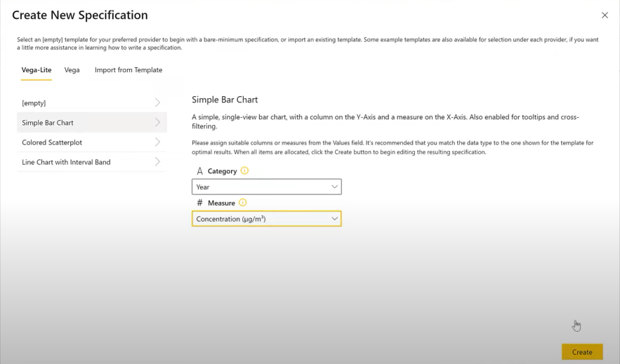 Tutoriel Vega-Lite : Explorer le visuel personnalisé Deneb dans LuckyTemplates