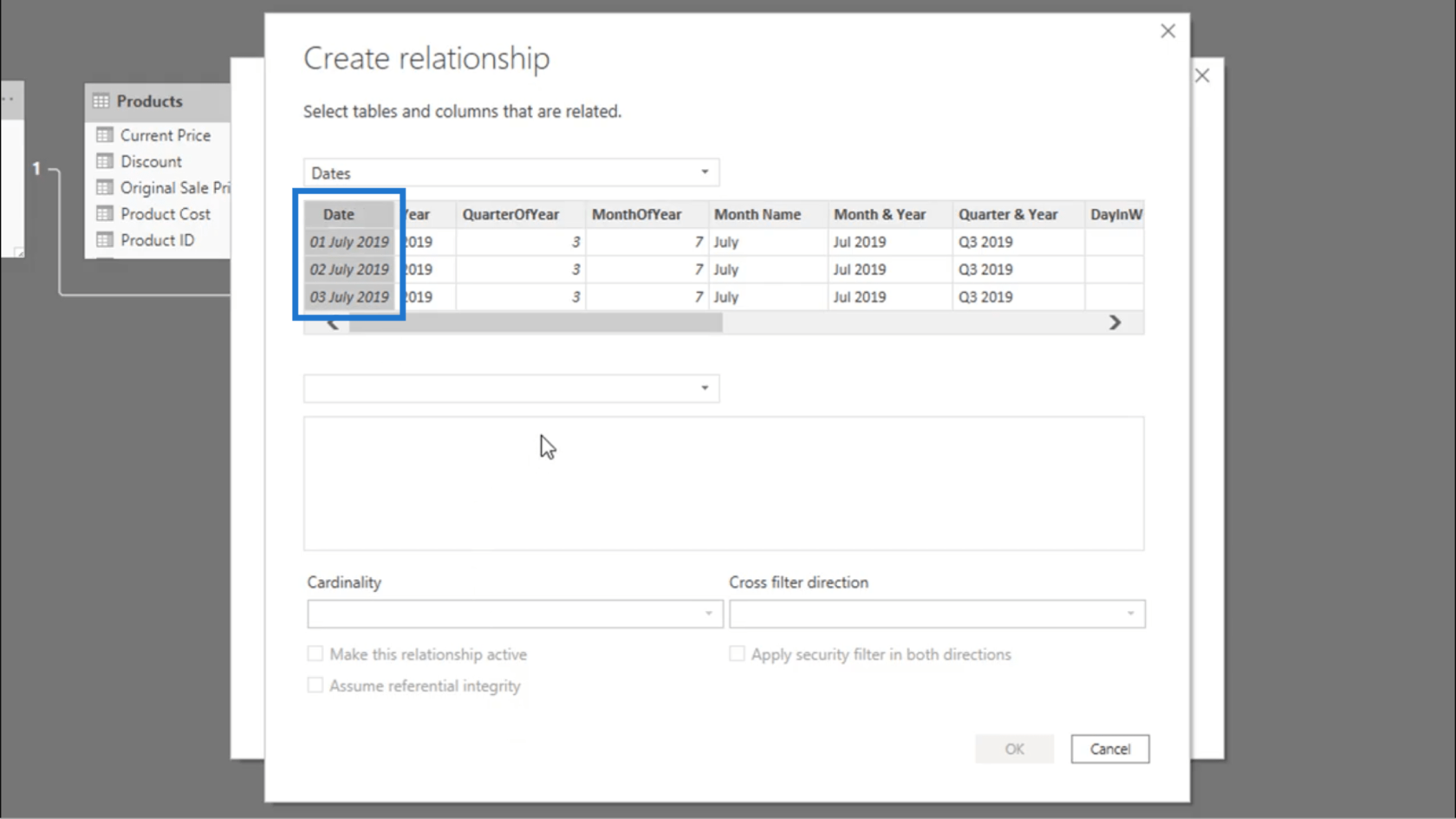 Connexion des tables de données - Conseils sur les relations LuckyTemplates