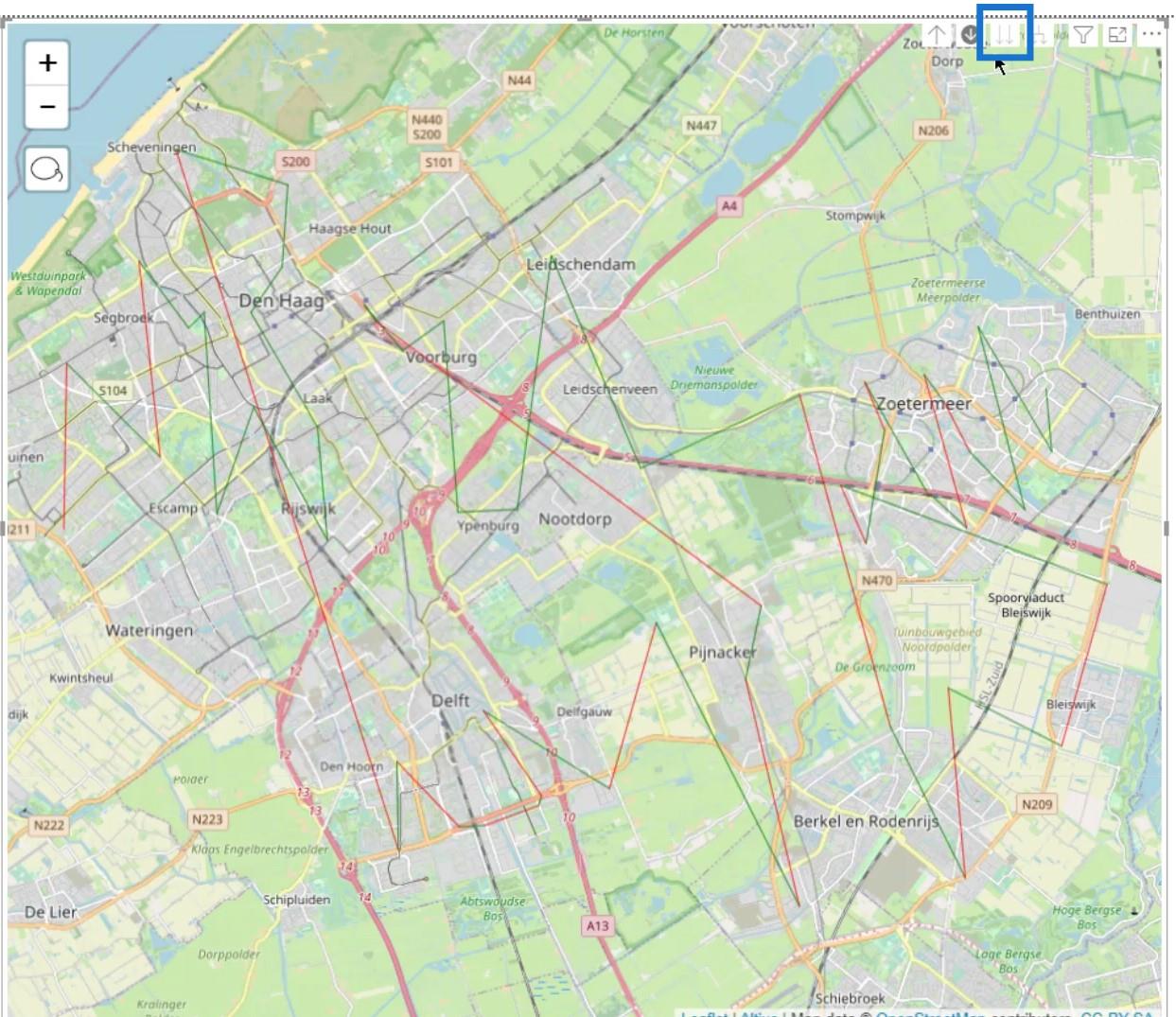 Visualizzazione della mappa delle icone di LuckyTemplates: stringhe WKT