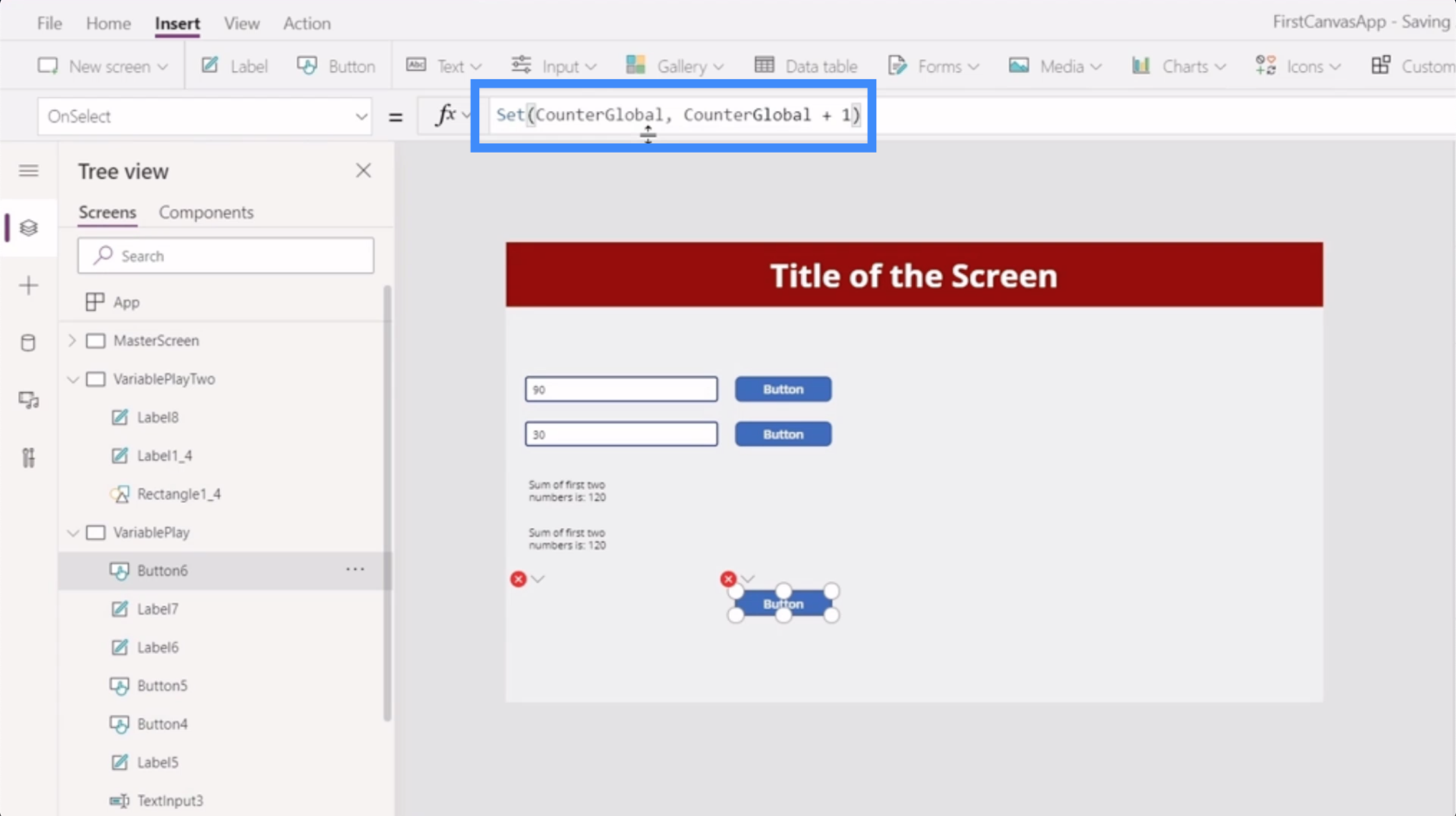 Variabile PowerApps: Identificarea variabilelor contextuale și globale