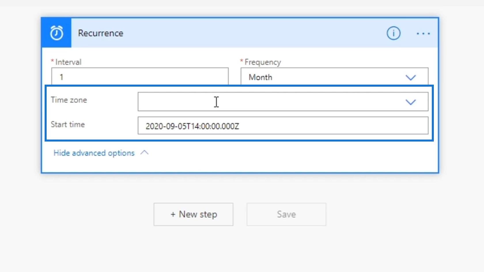 Workflows planifiés dans Microsoft Power Automate