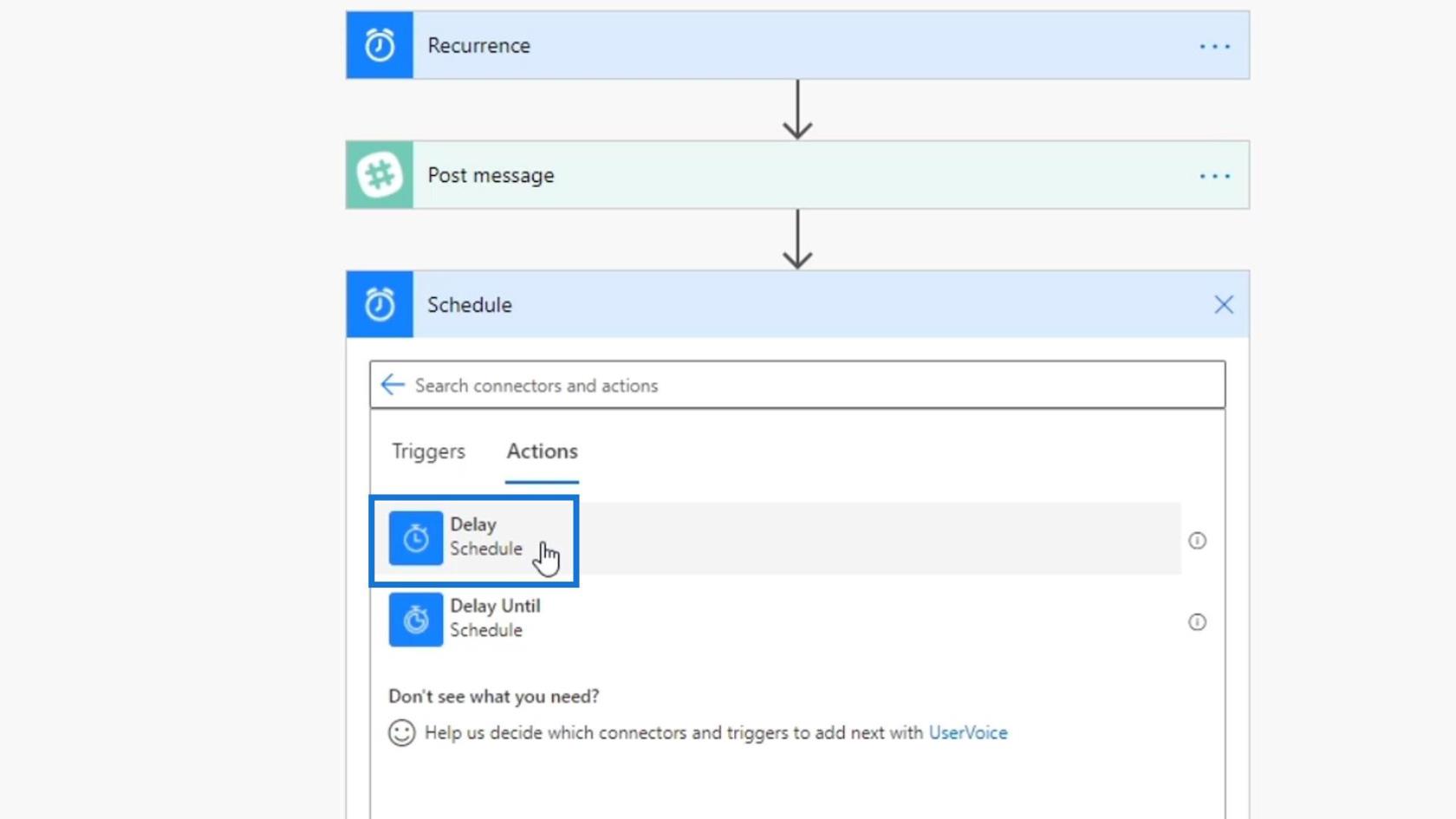 Workflows planifiés dans Microsoft Power Automate