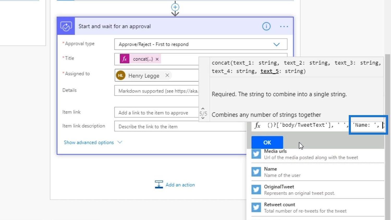 Configuración y prueba del flujo de trabajo de aprobación en Power Automate