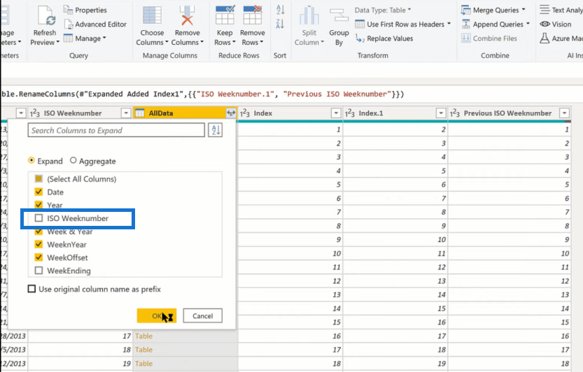 Obtenir les valeurs de la semaine précédente de LuckyTemplates à l'aide de DAX et de Power Query