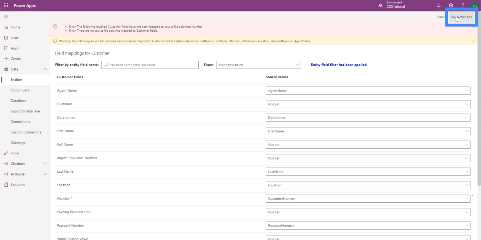 PowerApps 數據：如何上傳和查看實體中的數據