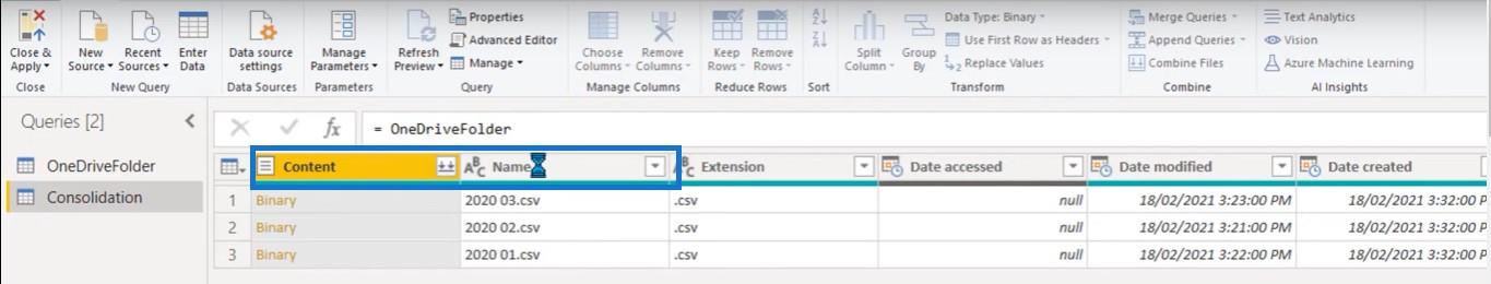 Power Query : combiner des fichiers à partir de plusieurs dossiers