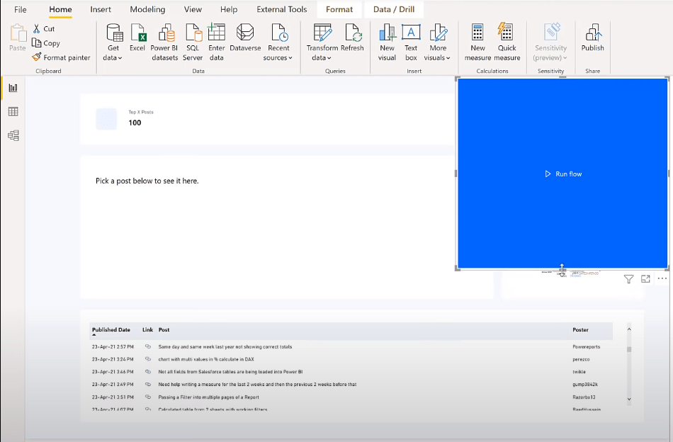 Power Automate を使用して LuckyTemplates のデータを更新する方法