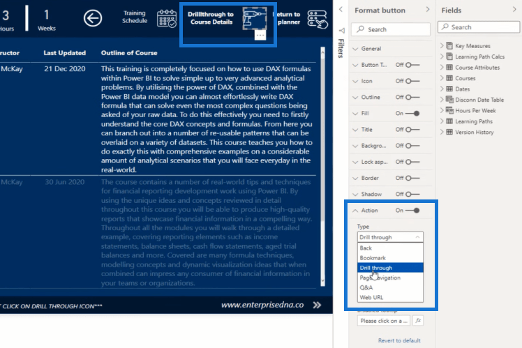 Drillthrough dans LuckyTemplates : fonctionnalité et utilisation