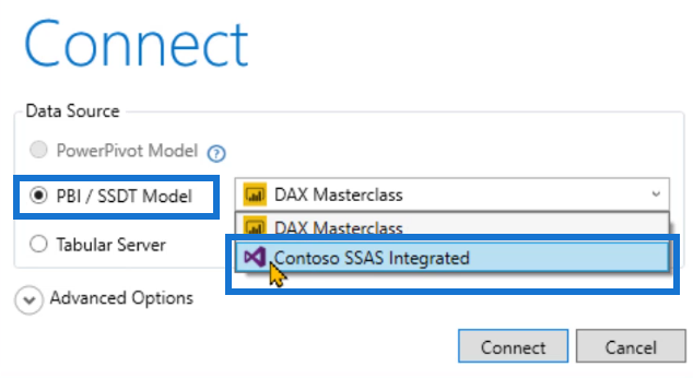 Connectez DAX Studio à LuckyTemplates et SSAS