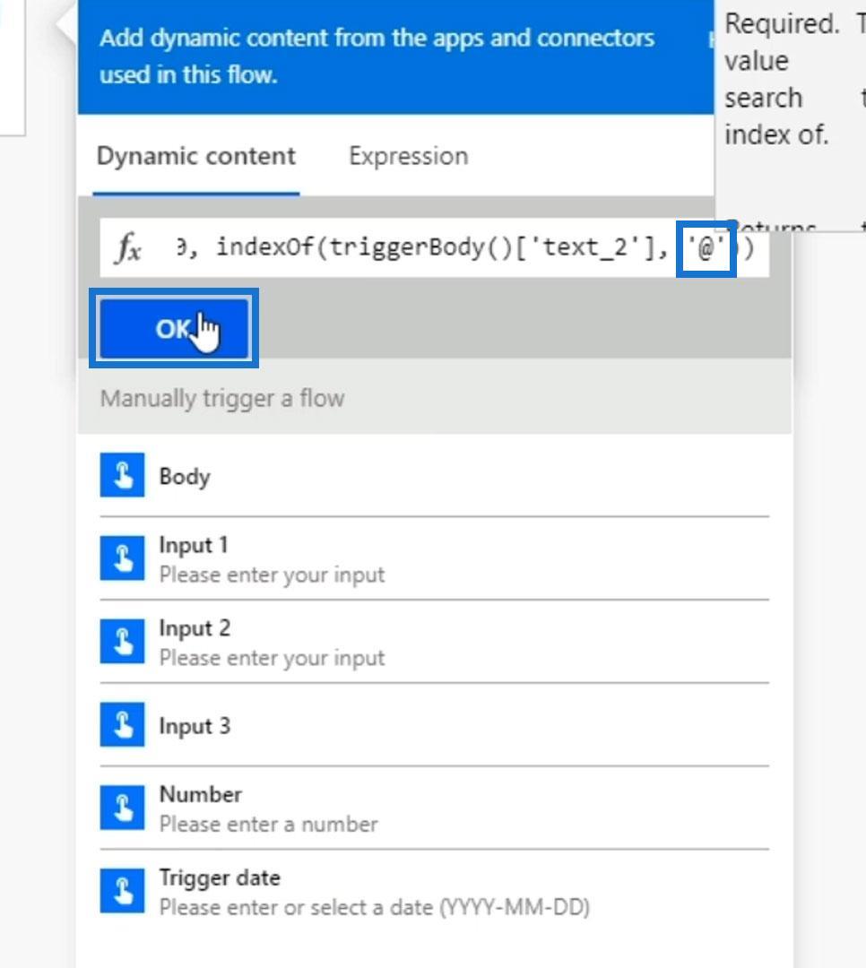 Funciones de cadena de Power Automate: subcadena e índice de