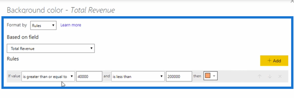 LuckyTemplates 中的自定義條件格式設置技術