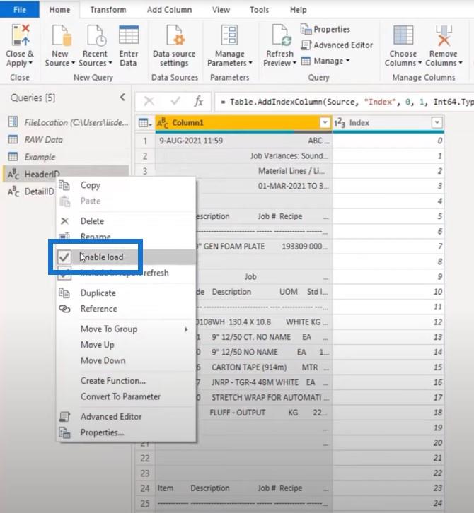 Tutoriel Microsoft Power Query sur la résolution des problèmes de largeur de colonne fixe mixte