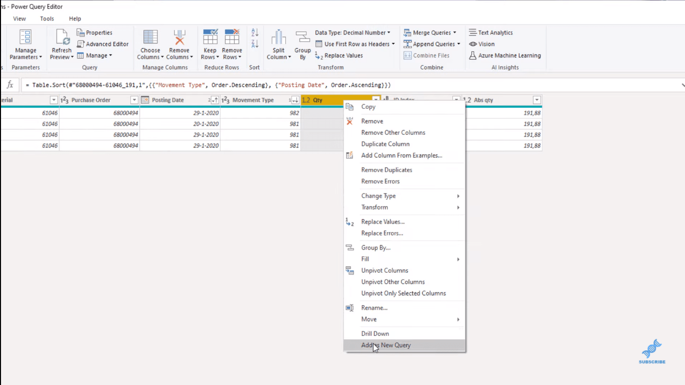 LuckyTemplates Power Query : suppression des lignes en double