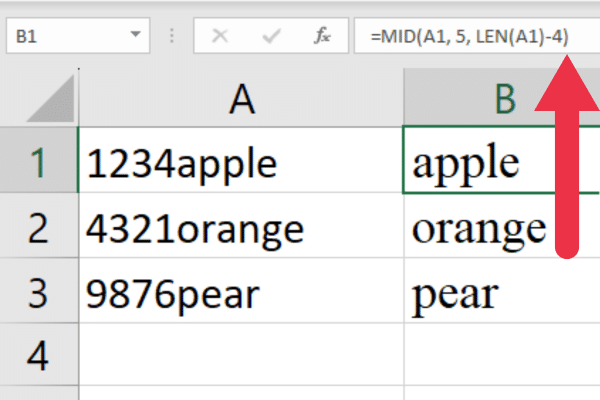 Cum să eliminați numerele din Excel din stânga: este ușor!