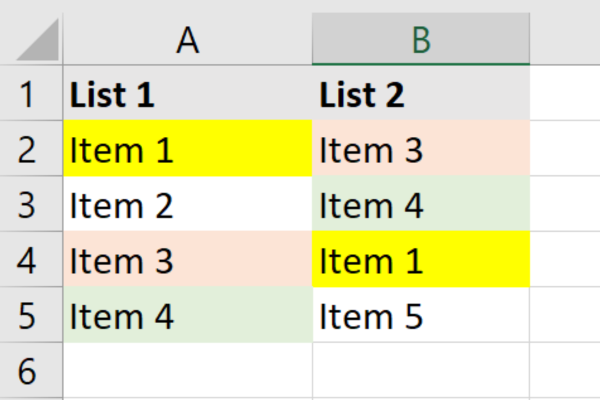 Comment comparer deux colonnes dans Excel à l'aide de VLOOKUP