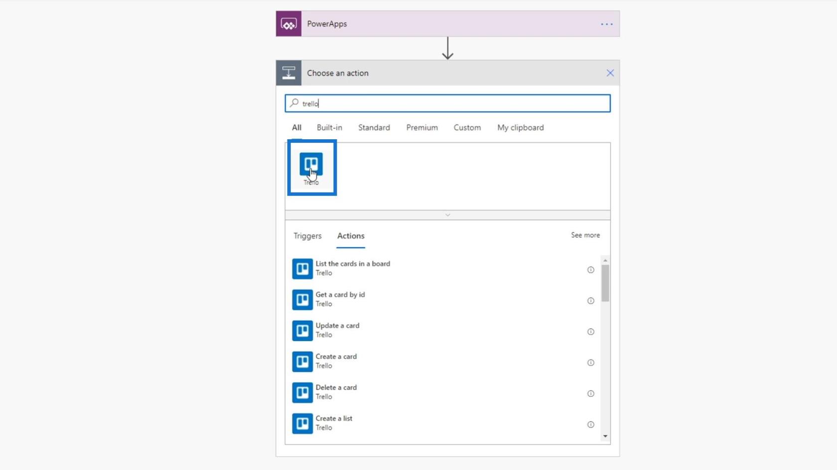 Intégration de PowerApps dans Microsoft Power Automate