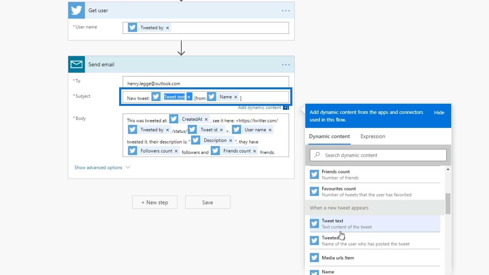 Flux automatizat în Microsoft Power Automate