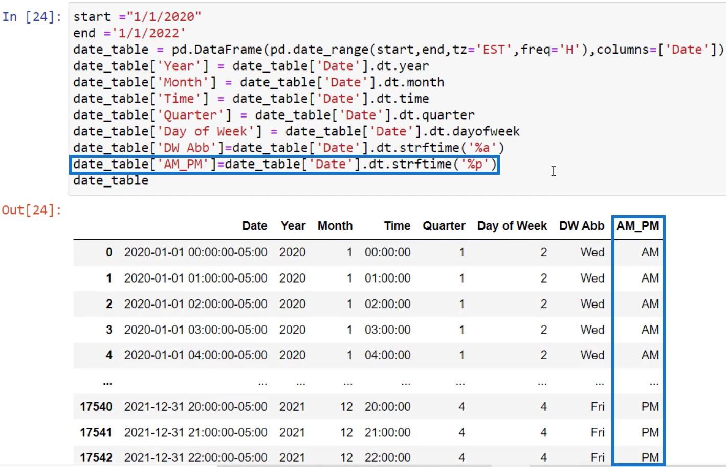 LuckyTemplates พร้อมการเขียนสคริปต์ Python เพื่อสร้างตารางวันที่