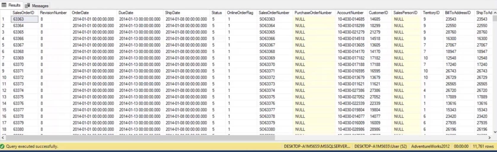 用於過濾數據的 SQL WHERE 子句