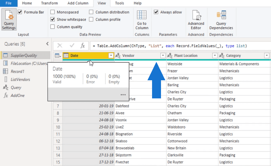 Una descripción general rápida de las diferentes herramientas de Power Query en LuckyTemplates