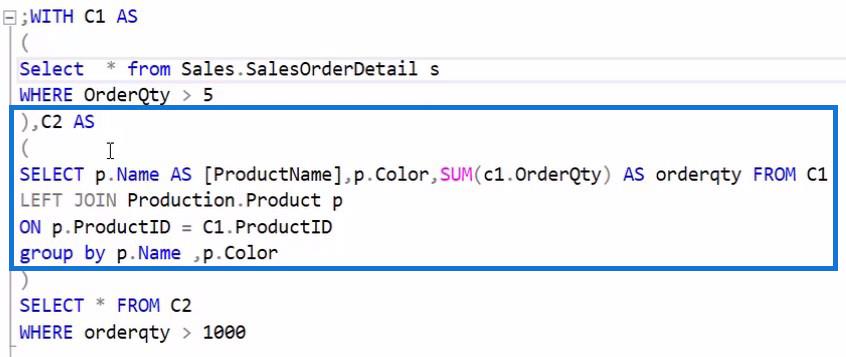 Expressions de table SQL courantes pour les utilisateurs de LuckyTemplates