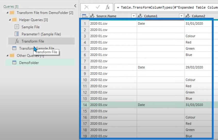 Power Query : combiner des fichiers à partir de plusieurs dossiers